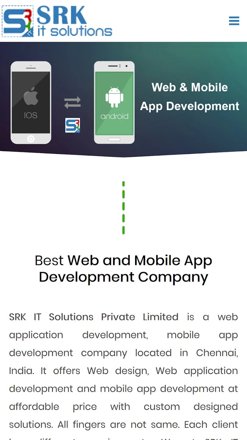 SRK IT Solutions Mobile App